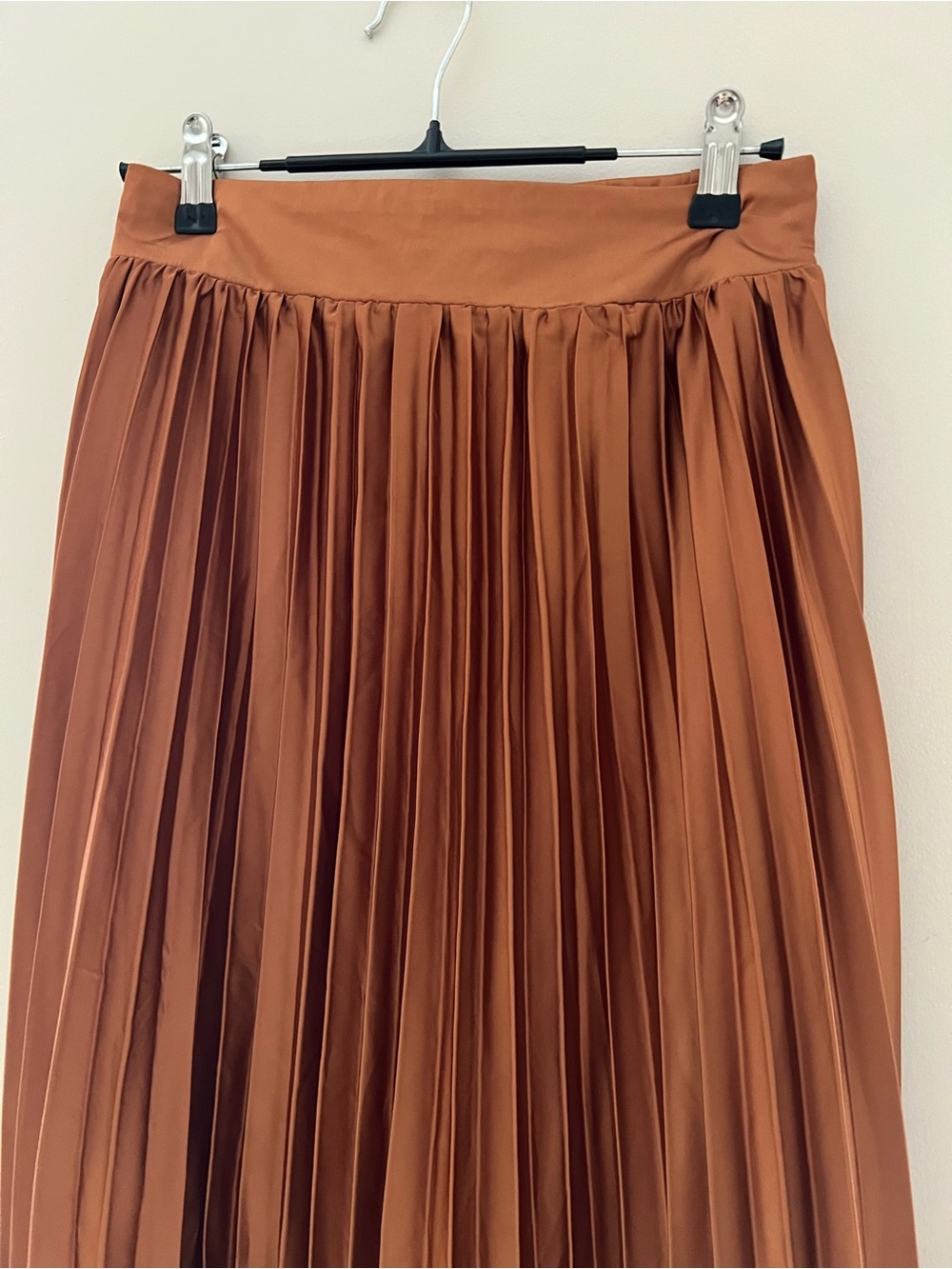 Altar'd State Copper Pleated Maxi Skirt - Picture 3 of 5